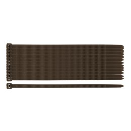 Opaski zaciskowe ogrodowe 4.8 x 160 mm, 50 szt., brązowe