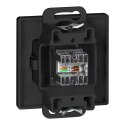 Gniazdo 1xRJ45 Cat5 Pearl, RJ45-5CAT/P1, czarny