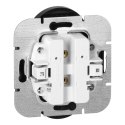 Gniazdo podwójne p/t 2x2P+Z Onyx, 16A, 250V, PT-6OR, czarny