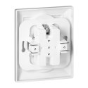 Gniazdo podwójne p/t 2x2P+Z Pearl, 16A, 250V, PT-6 P, biały