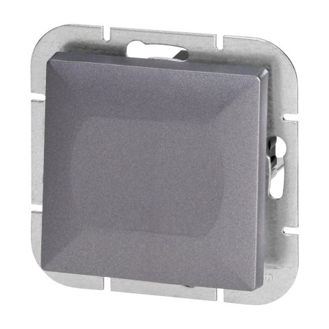Łącznik krzyżowy p/t Pearl, 10A, 250V, WP-8P, antracyt
