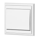 Łącznik p/t jednobiegunowy Luna, 10A, 250V, WP-1L, biały