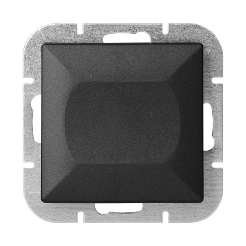 Łącznik p/t jednobiegunowy Pearl, 10A, 250V, WP-1P, czarny