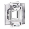 Płytka czołowa + 1xRJ45 Pearl, PC+ARJ45/P1, antracyt