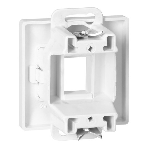 Płytka czołowa + 1xRJ45 Pearl, PC+ARJ45/P1, biały