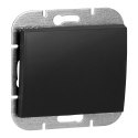 Przycisk dzwonek p/t Onyx, 10A, 250V, WP-6/7O, czarny