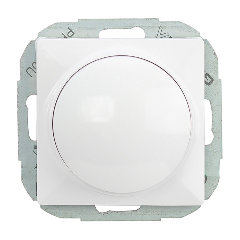 Ściemniacz obrotowy LED Pearl, 230V, 50Hz, Pmin:3W, Pmax:35W, SO-1P/LED, biały