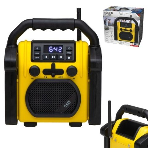 AD 1911 Radio budowlane z bluetooth - ipx 54