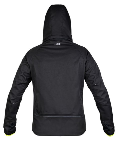 Kurtka Mix&Match Softshell, czarno-żółta, rozmiar XXXL