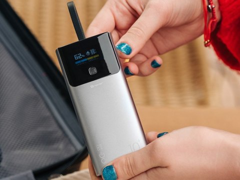Power bank TRACER Comet 10000mAh screen PD+QC