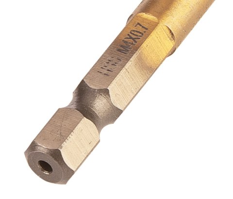 Wiertło gwintujące HSS TiN, M4 x 0.7 mm, Hex
