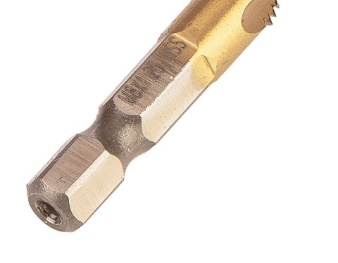 Wiertło gwintujące HSS TiN, M8 x 1.25 mm, Hex