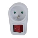 ELK301W Esperanza rozgałęźnik elektr. 1 gn. wł. biały