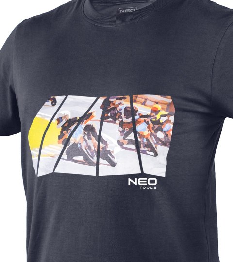 T-shirt z nadrukiem, motor, rozmiar M