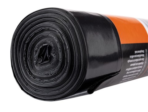 Worki na odpady budowlane 240 L, czarne, 10 sztuk, 60 mic