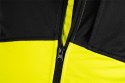 Kurtka robocza ostrzegawcza Softshell, żółto-czarna, rozmiar XL