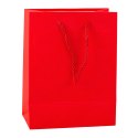 Torba Prezentowa Kwadraty Strukturalne Elegancka 23 x 18 x 10 cm