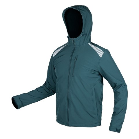 Kurtka Mix&Match, 4-way stretch, zielona, rozmiar XXXL