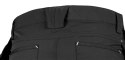 Spodnie robocze Mix&Match, 4 way stretch, z kaburami, Cordura, czarne, rozmiar XS