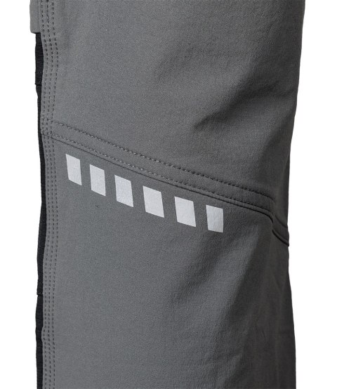Spodnie robocze Mix&Match, 4 way stretch, z kaburami, Cordura, szaro-czarne, rozmiar M