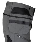 Spodnie robocze Mix&Match, 4 way stretch, z kaburami, Cordura, szaro-czarne, rozmiar XS
