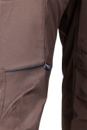 Spodnie robocze Mix&Match, stretch, brązowe, rozmiar L