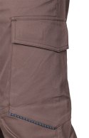 Spodnie robocze Mix&Match, stretch, brązowe, rozmiar L