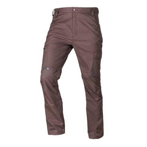 Spodnie robocze Mix&Match, stretch, brązowe, rozmiar XL