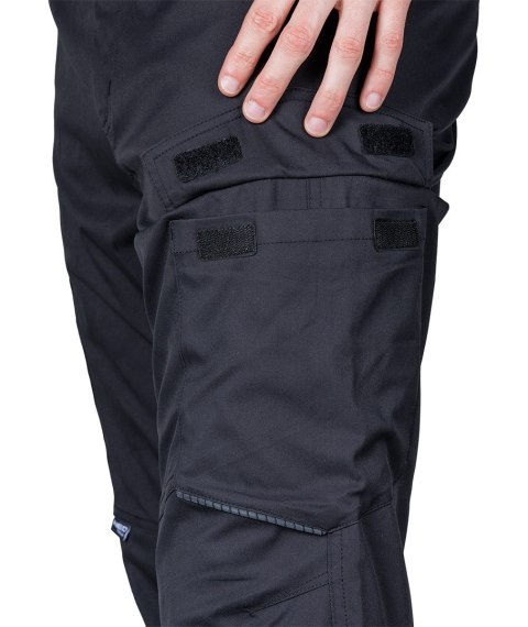 Spodnie robocze Mix&Match, stretch, czarne, rozmiar L