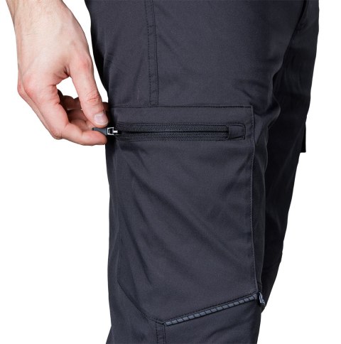 Spodnie robocze Mix&Match, stretch, czarne, rozmiar XXXL