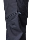 Spodnie robocze Mix&Match, stretch, czarne, rozmiar XXXL