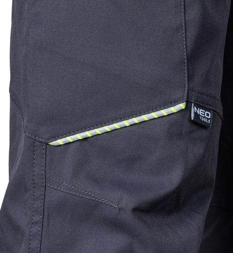 Spodnie robocze Mix&Match, stretch, szare, rozmiar S