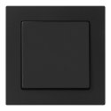 Łącznik krzyżowy p/t Malta, 10A, 250V, WP-8M, czarny mat