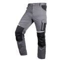 Spodnie robocze Mix&Match, szaro-czarne, rozmiar S