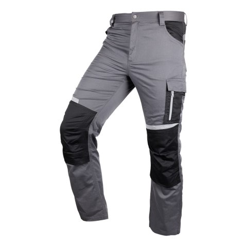 Spodnie robocze Mix&Match, szaro-czarne, rozmiar S