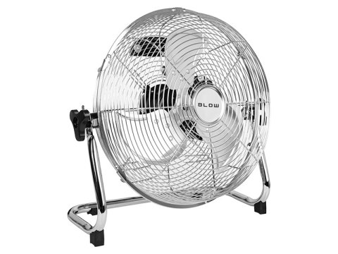 44-651# Wentylator podłogowy 12"/30cm 70w cyrkulator srebrny"