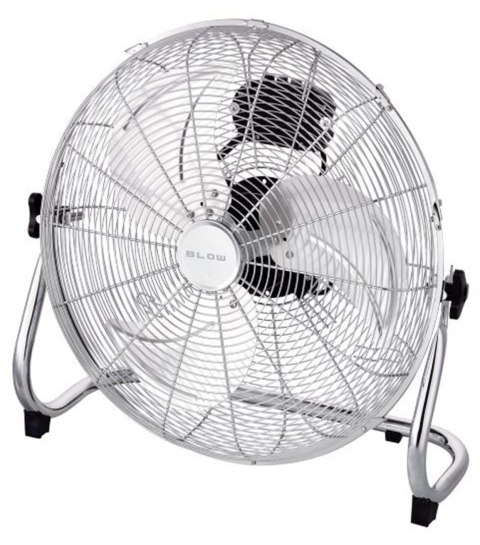 44-651# Wentylator podłogowy 12"/30cm 70w cyrkulator srebrny"