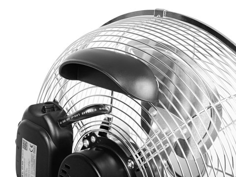 44-651# Wentylator podłogowy 12"/30cm 70w cyrkulator srebrny"