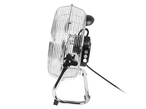 44-651# Wentylator podłogowy 12"/30cm 70w cyrkulator srebrny"