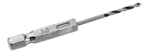 Wiertło do drewna Hex 3.0 mm