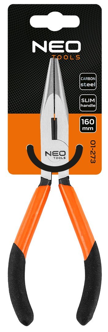 Szczypce wydłużone proste 160 mm