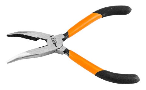 Szczypce wydłużone wygięte 160 mm
