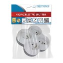 ELK314WE Esperanza rozgałęźnik elektryczny 4 gn. biało-szary