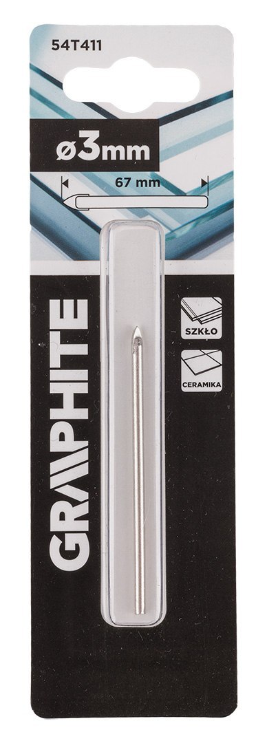 Wiertło do szkła 3 mm