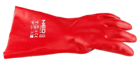 Rękawice ochronne długie pokryte PVC, 3121X, rozmiar 10