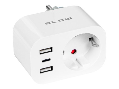 72-077# Inteligentne gniazdko sterowane wifi tuya 2x usb+usb-c