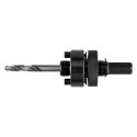 Adapter z wiertłem pilotującym do otwornic bi-metalowych 32-152 mm, Hex