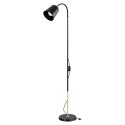 GRACE 1P, lampa podłogowa, E27, max. 18W, 160 cm, czarna