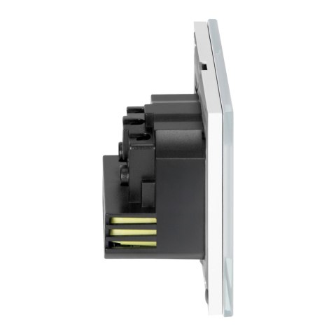 Gniazdo pojedyncze 2P+Z, USB-A + USB-C, PD, max. 20W, biały