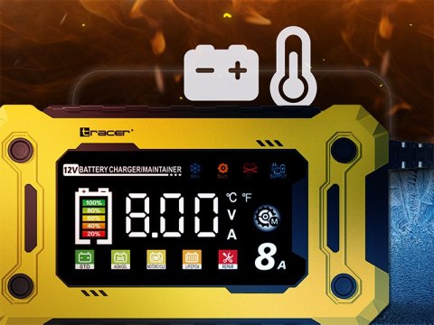 Prostownik TRACER 12V 8A DT128